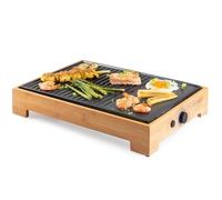 DOMO DO9271G Plancha Grill Bamboo Style 42 x 28 cm - 1800 W