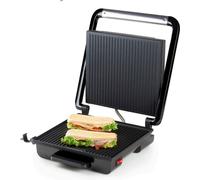 Domo - Gril de contact multifonction Domo, inox, noir