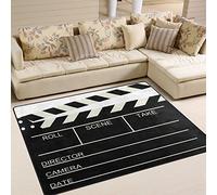 Domoko Use7 Tapis vierge pour salon et chambre à coucher Motif cinéma ancien 160 x 122 cm