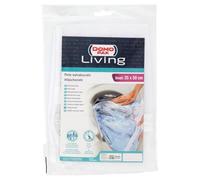 Domopak® Premium machine à laver Sac à linge Sacs, sacs à laver en filet avec fermeture Éclair Blanc - Convient pour lingerie, Sous-vêtements, soutien-gorge et chaussettes - Petite taille 35 x 50 cm