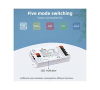 DOMRAEM ZIGBEE3.0 5 in 1 LED Strip Controller DIMMER CCT RGB RGBW RGBCCT for HUxE SmartThings Echo 20A