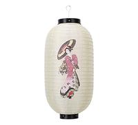 Domybest Lanterne Japonaise Motif de Beauté Japonaise Lanterne Suspendue Décorative Lanterne en Tissu Imperméable Abat-Jour Japonais Décorations pour Restaurant Bar Cour Jardin