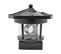 Domybest Phare Solaire LED Détecteur de Mouvement Lanterne Rotative Lampe Solaire Extérieur Imperméable pour Jardin Cour Chemin Paysage éclairage Lumière de Décoration