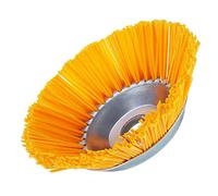 Domybest Tête Brosse Debroussailleuse en Nylon 200 mm Tête de Débroussailleuse Universelle Tête de Coupe Bordure de Rechange Tête de Tondeuse à Gazon