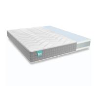 Don DESCANSO - Matelas viscoélastique mi-Ferme Talaia 120x200cm avec Tissu Extensible en Bambou. Hauteur: ±21 cm | Confort de l'hôtel | Grande réception | Respirant | réversible | Fabriqué en Espagne