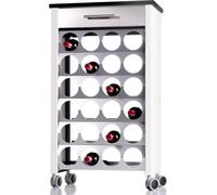 DON HIERRO - Casier à vin à roulettes, métal, pour 24 bouteilles, BACUS