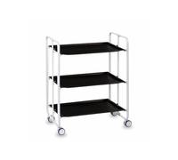 DON HIERRO Chariot de cuisine pliable blanc avec roulettes BAUHAUS 3 étagères