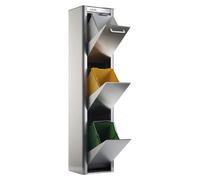 DON HIERRO - CUBEK - Poubelle / poubelle Système de tri des déchets 60L - 3x20L. En acier inoxydable