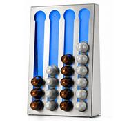 DON HIERRO - Porte-cartouche pour capsules de café - compatible avec les capsules Nespresso® - Acier inoxydable - 32 capsules - KAPSULAS
