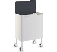 DON HIERRO - Poubelle ergonomique, fonctionnelle et élégante, 2 x 20L, ECOBOX NOA