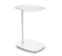 DON HIERRO - Table d'appoint à roulettes EVI - design scandinave, compacte, pratique et fonctionnelle-Blanc