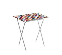 Don Hierro - Table Pliante Avec Plateau Amovible, Petite Table D'appoint Pliante Pour Cuisine, Camping, Terrasse, Jardin, Ada-06 Multicolore