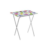 Don Hierro - Table Pliante Avec Plateau Amovible, Petite Table D'appoint Pliante Pour Cuisine, Camping, Terrasse, Jardin, Ada-47 Multicolore