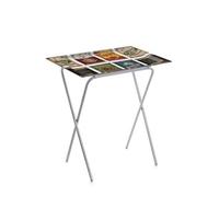Don Hierro - Table Pliante Avec Plateau Amovible, Petite Table D'appoint Pliante Pour Cuisine, Camping, Terrasse, Jardin, Ada-22 Multicolore