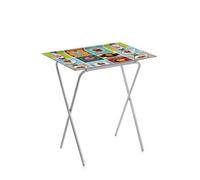 Don Hierro - Table Pliante Avec Plateau Amovible, Petite Table D'appoint Pliante Pour Cuisine, Camping, Terrasse, Jardin, Ada-21 Multicolore