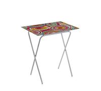 Don Hierro - Table Pliante Avec Plateau Amovible, Petite Table D'appoint Pliante Pour Cuisine, Camping, Terrasse, Jardin, Ada-29 Multicolore