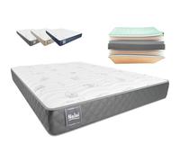Don Repos Matelas à mémoire de Forme Aloe Vera Mulhacen, Mousse à mémoire, Gris, 150 x 190 cm