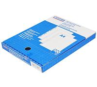 DONAU 1765100PL-00B Lot de 100 pochettes perforées transparentes pour documents papiers, dossiers A4 Transparent 45 microns