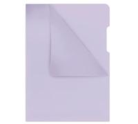 DONAU 1784095PL-23 Lot de 100 pochettes transparentes transparentes format A4 Violet 180 μm