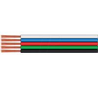 Donau Elektronik 519-010 Fil de câblage 5 x 0.25 mm² noir, vert, rouge, bleu, blanc 10 m