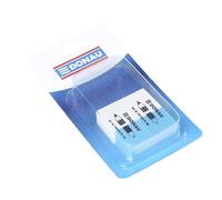 DONAU 7307001-99/2B Lot de 2 gommes en caoutchouc de haute qualité pour crayons et stylos à bille 41 x 18 x 11 mm