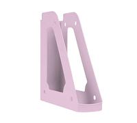 DONAU 7462101PL-23 Range-revues au design moderne / 1 pièce / A4 - Violet/rose pastel/ajouré/PP/plastique/organisateur de bureau pour magazines - Violet