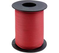 Donau Elektronik 105-0-100 Fil de câblage 1 x 0.20 mm² rouge 100 m