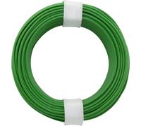 Donau Elektronik 105-4 Fil de câblage 1 x 0.20 mm² vert 10 m