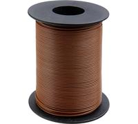Donau Elektronik 105-8-100 Fil de câblage 1 x 0.20 mm² marron 100 m