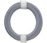 Donau Elektronik 105-9 Fil de câblage 1 x 0.20 mm² gris 10 m