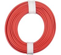 Donau Elektronik 125-010 Fil de câblage 1 x 0.25 mm² rouge 10 m