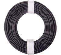 Donau Elektronik 125-011 Fil de câblage 1 x 0.25 mm² noir 10 m