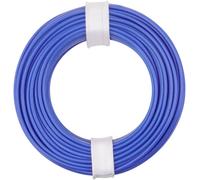 Donau Elektronik 125-012 Fil de câblage 1 x 0.25 mm² bleu 10 m
