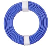 Donau Elektronik 125-012 Fil de câblage 1 x 0.25 mm² bleu 10 m