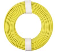 Donau Elektronik 125-013 Fil de câblage 1 x 0.25 mm² jaune 10 m