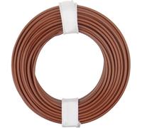 Donau Elektronik 125-018 Fil de câblage 1 x 0.25 mm² marron 10 m