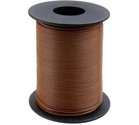 Donau Elektronik 125-S50-8 Fil de câblage 1 x 0.25 mm² marron 50 m