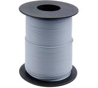 Donau Elektronik 125-S50-9 Fil de câblage 1 x 0.25 mm² gris 50 m