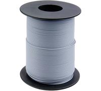Donau Elektronik 125-S50-9 Fil de câblage 1 x 0.25 mm² gris 50 m