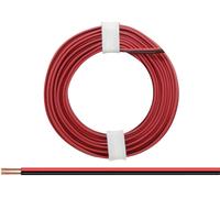 Donau Elektronik 225-01 Fil de câblage 2 x 0.25 mm² rouge/noir 5 m