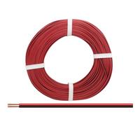 Donau Elektronik 225-010 Fil de câblage 2 x 0.25 mm² rouge/noir 50 m