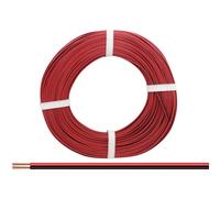 Donau Elektronik 225-010 Fil de câblage 2 x 0.25 mm² rouge/noir 50 m
