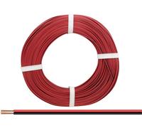 Donau Elektronik 225-010 Fil de câblage 2 x 0.25 mm² rouge/noir 50 m