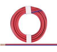 Donau Elektronik 225-02 Fil de câblage 2 x 0.25 mm² rouge-bleu 5 m