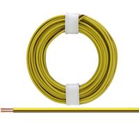 Donau Elektronik 225-38 Fil de câblage 2 x 0.25 mm² marron-jaune 5 m