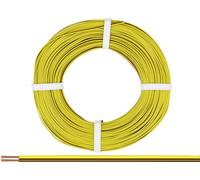 Donau Elektronik 225-380-25 Fil de câblage 2 x 0.25 mm² marron-jaune 25 m