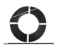 Donau Elektronik 250-15-25 Fil de câblage 2 x 0.50 mm² noir/blanc 25 m