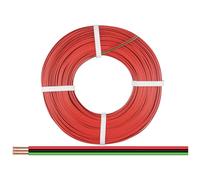 Donau Elektronik 325-014-25 Fil de câblage 3 x 0.25 mm² rouge, noir, vert 25 m