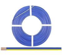 Donau Elektronik 325-223-25 Fil de câblage 3 x 0.25 mm² bleu, jaune 25 m