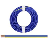 Donau Elektronik 325-223 Fil de câblage 3 x 0.25 mm² bleu, jaune 5 m